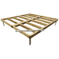 See more information about the Mercia 7' 8" x 7' 8" Building Base - Premium Pressure Treated