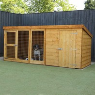 See more information about the Mercia Berkshire 9' 6" x 4' 2" Dog Kennel - Premium Dip Treated Tongue & Groove