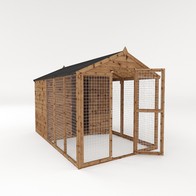 See more information about the Mercia Staffordshire 6' 5" x 10' Dog Kennel - Premium Pressure Treated Shiplap