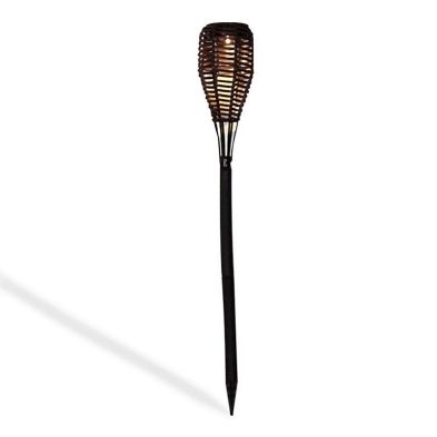 See more information about the Rattan Effect Torch Stake Garden Solar Light by Callow
