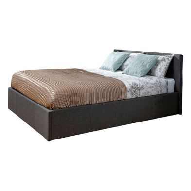 Winston Side Lift King Size Ottoman Bed Grey