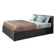 Winston Side Lift Double Ottoman Bed Grey