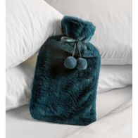 See more information about the Hamilton McBride Green Blue Rabbit Fur Hot Water Bottle