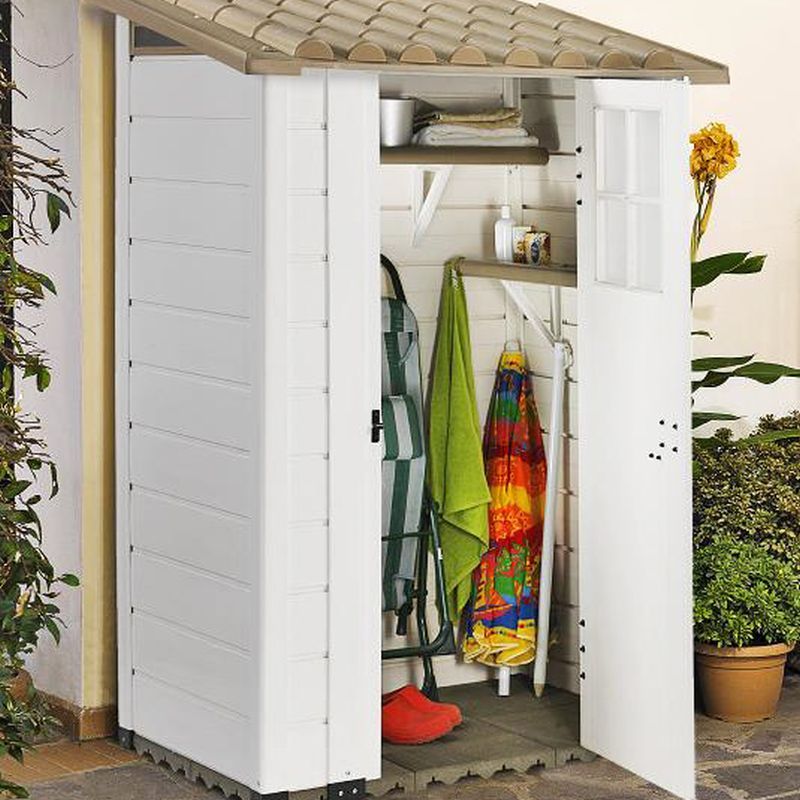 Shire Tuscany 4' x 2' 8" Pent Garden Store - Classic