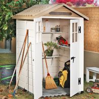 See more information about the Shire Tuscany 4' x 4' Apex Garden Store - Classic