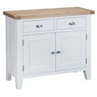 See more information about the Lighthouse Sideboard Oak & White 2 Door 2 Drawer