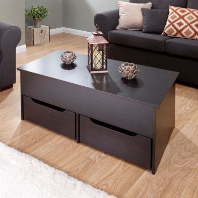 Harper Lift Up Coffee Table Brown