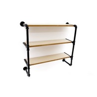 See more information about the Industrial Shelving Unit Black 3 Shelves