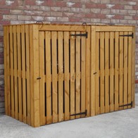 See more information about the Shire 5' 5" x 2' 7" Flat Bin Store - Budget 12mm Cladding Slatted
