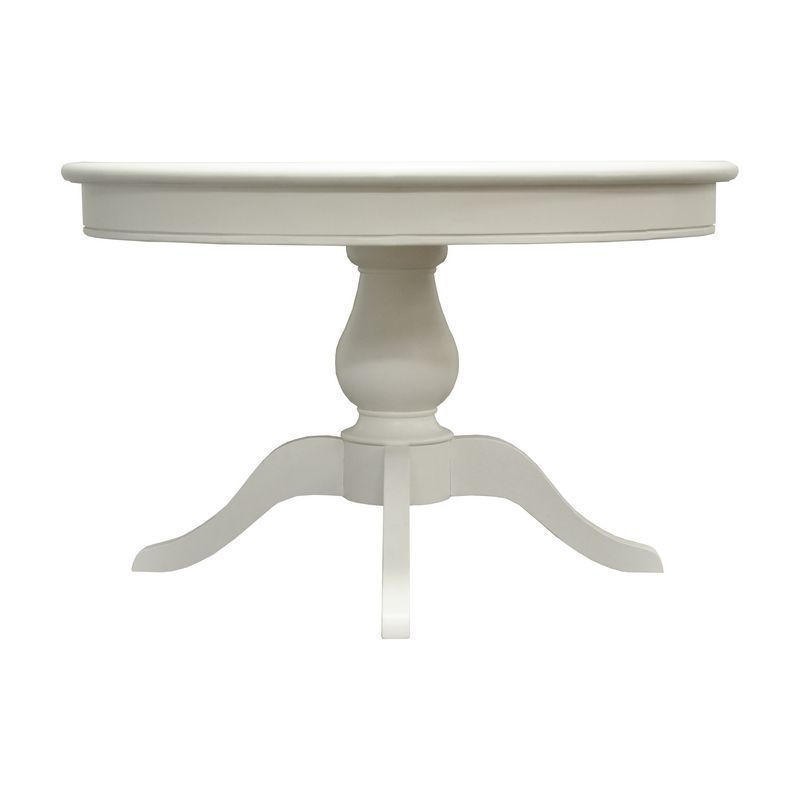Rivera Circular Dining table Wood White