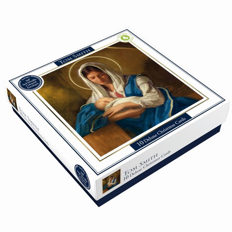 Box of 10 Deluxe Madonna Christmas Cards