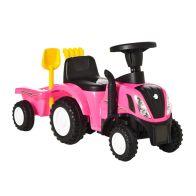 See more information about the Homcom Ride-On Tractor Toddler Walker Foot-To-Floor Slide For Ages 1-3 Years - Pink