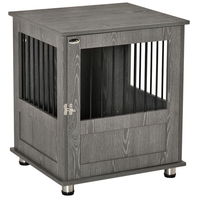 PawHut Dog Crate Furniture End Table