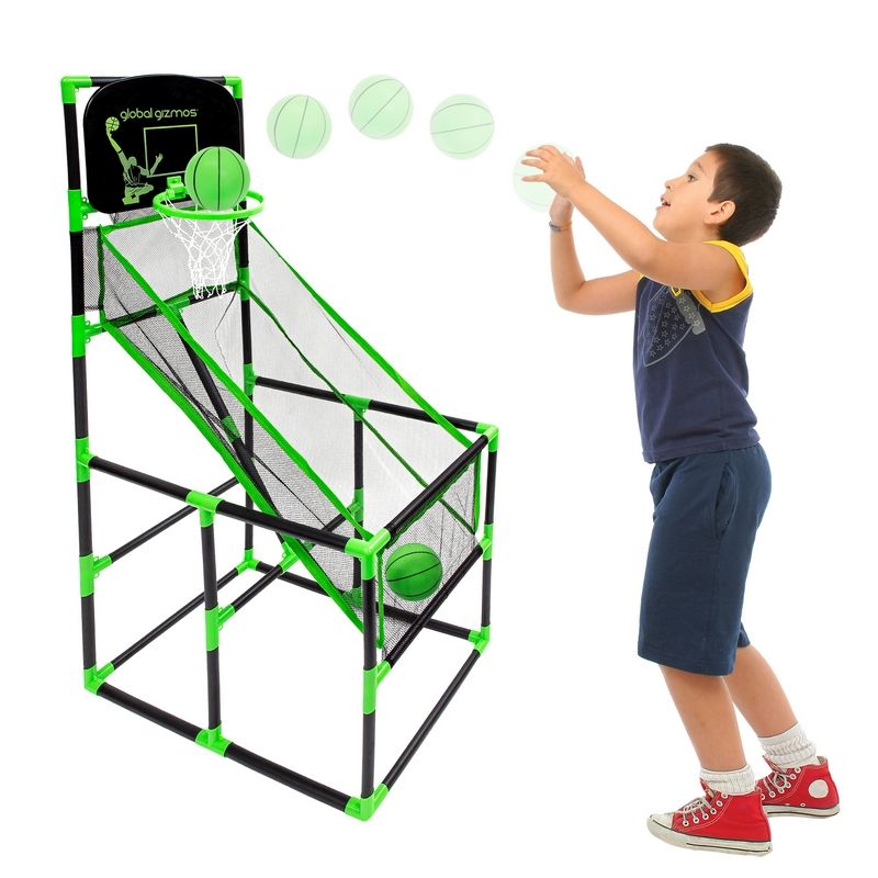 Global Gizmos Arcade Basketball Stand Game with 2 Balls