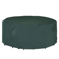 See more information about the Outsunny Pvc Coated Large Round 600D Waterproof Outdoor Furniture Cover Green
