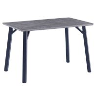 See more information about the Farringdon Dining Table Granite Effect Rectangular 1.2m