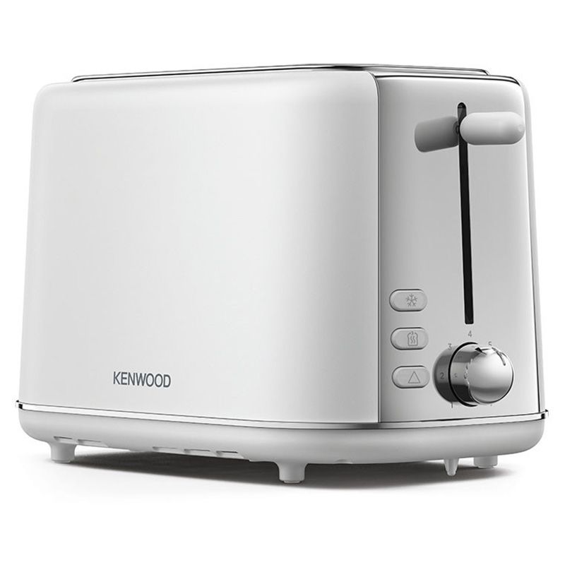 Abbey Lux Kitchen Toaster By Kenwood - 2 Slice White and Silver