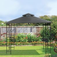 See more information about the Merion Garden Gazebo by Croft with a 3 x 3M Charcoal Canopy
