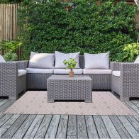 See more information about the Garden Patio Rug by Wensum Geometric Natural - 300x240cm