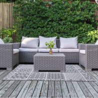 See more information about the Garden Patio Rug by Wensum Maroc Grey - 300x180cm