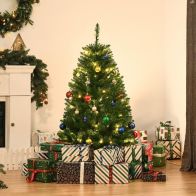 See more information about the 4ft Prelit Christmas Tree Artificial - with LED Lights Warm White 322 Tips